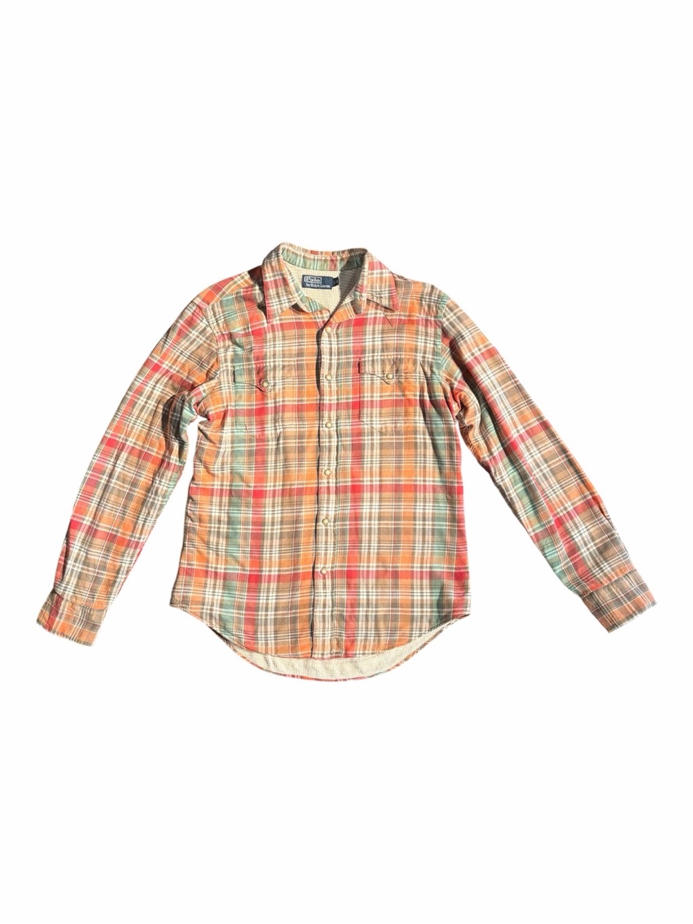 Polo Ralph Lauren Men’s Plaid Western Snap Shirt Multicolor M